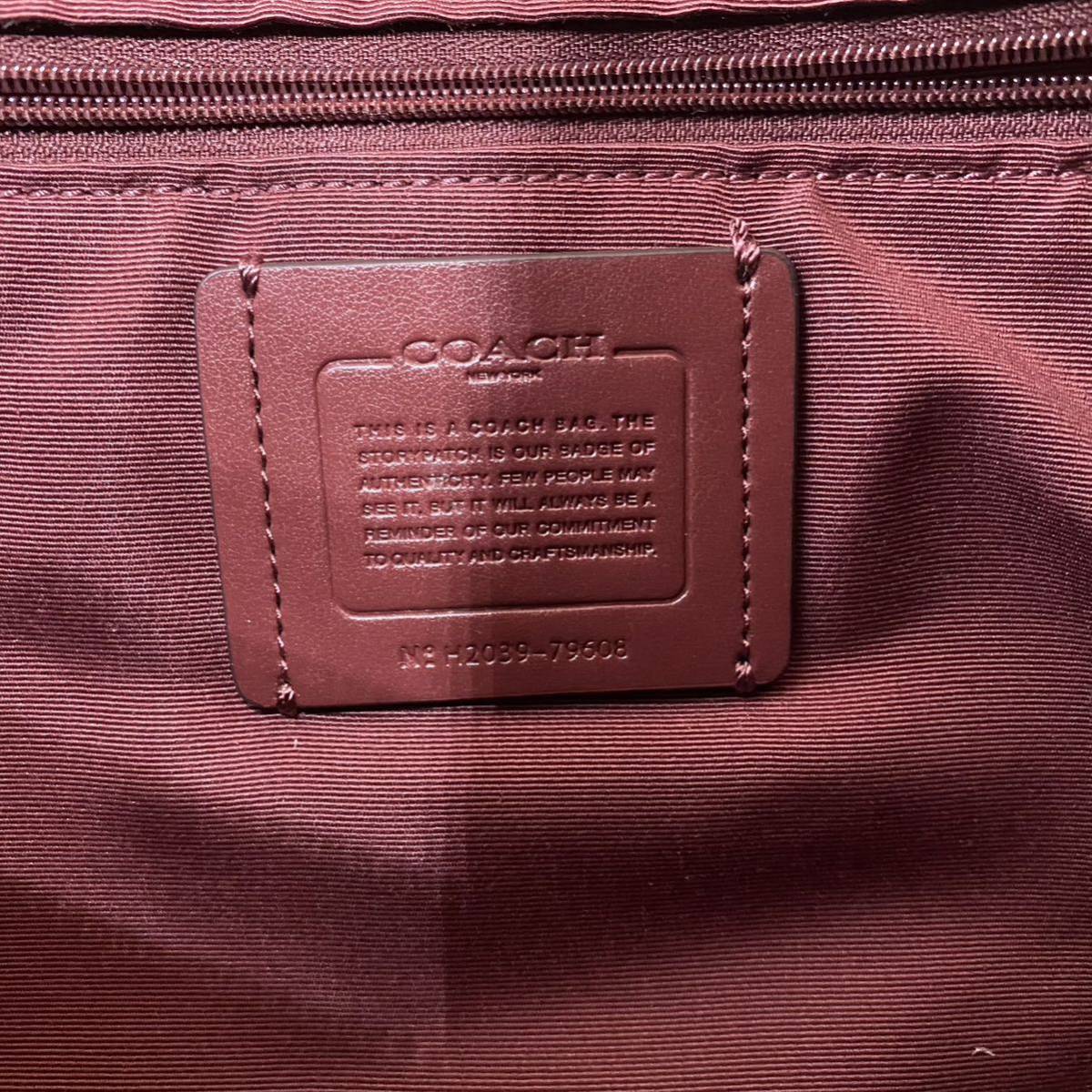 1円～【入手困難品】定価10万円 コーチ COACH トートバッグ ビジネス 