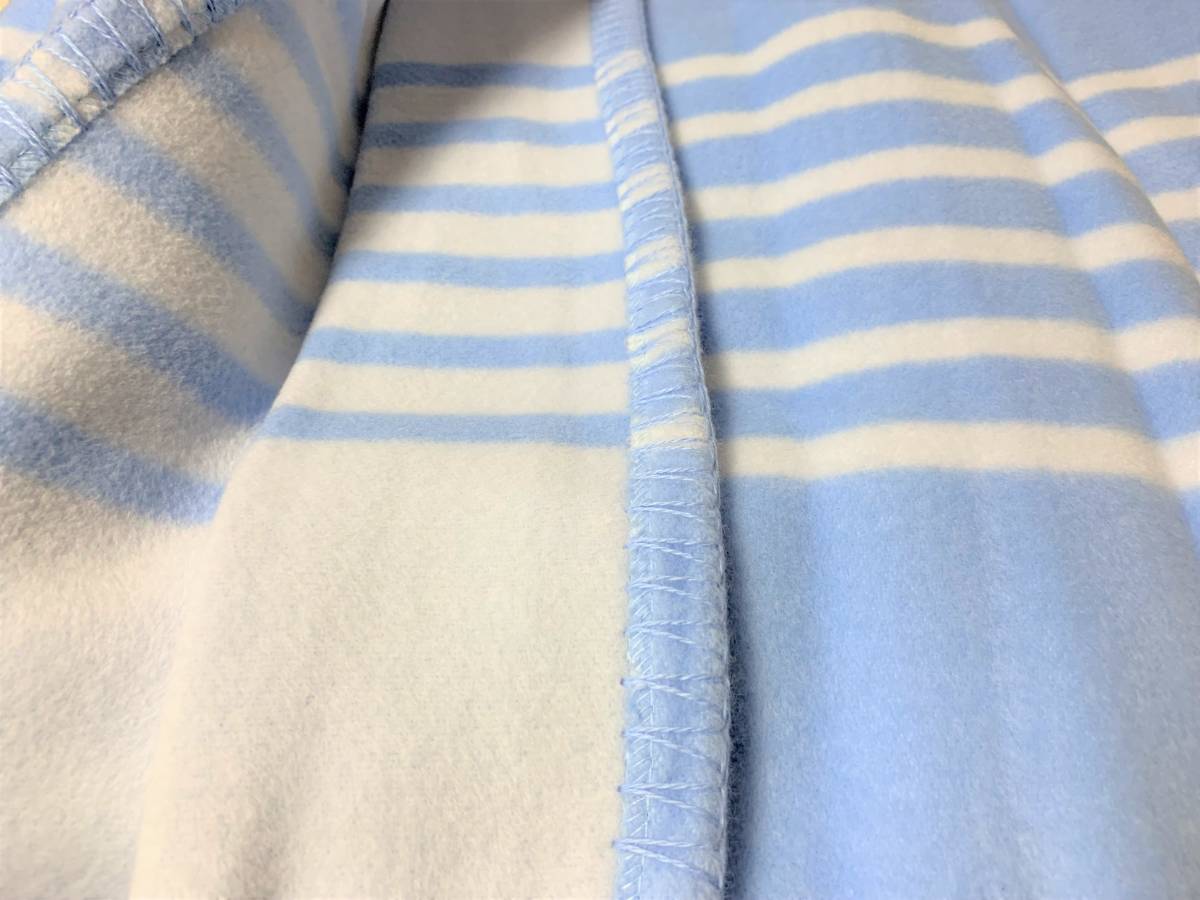 CELINE セリーヌ タオルケット＆綿毛布 シングル ブルー系 西川産業 