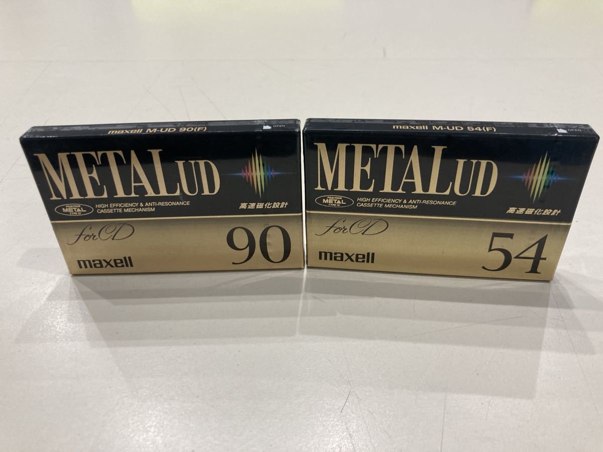 maxell マクセル メタル カセットテープ 2本セット　未使用品