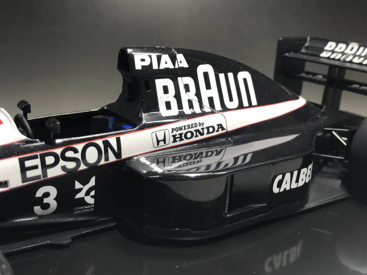 タミヤ 1/20 ブラウン ティレル ホンダ 020 中嶋悟 組立完成品 クリア