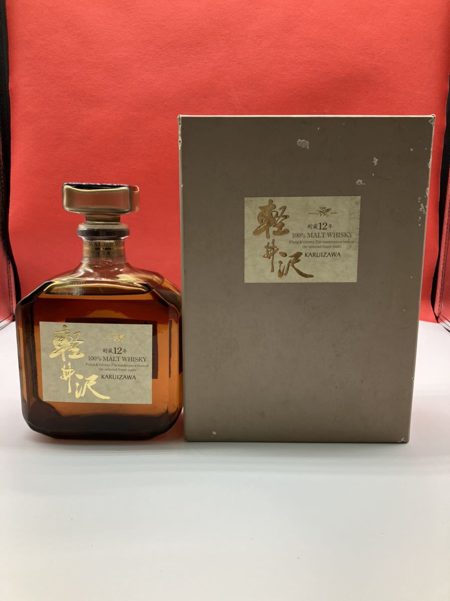 △B【未開封品】KARUIZAWA 100% MALT WHISKY 国産 軽井沢 貯蔵12年 
