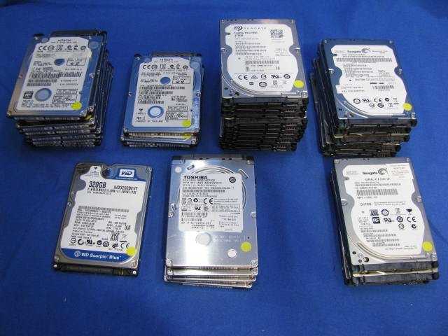M25828/2.5インチHDD 40 個/TOSHIBA WDなど 320GB