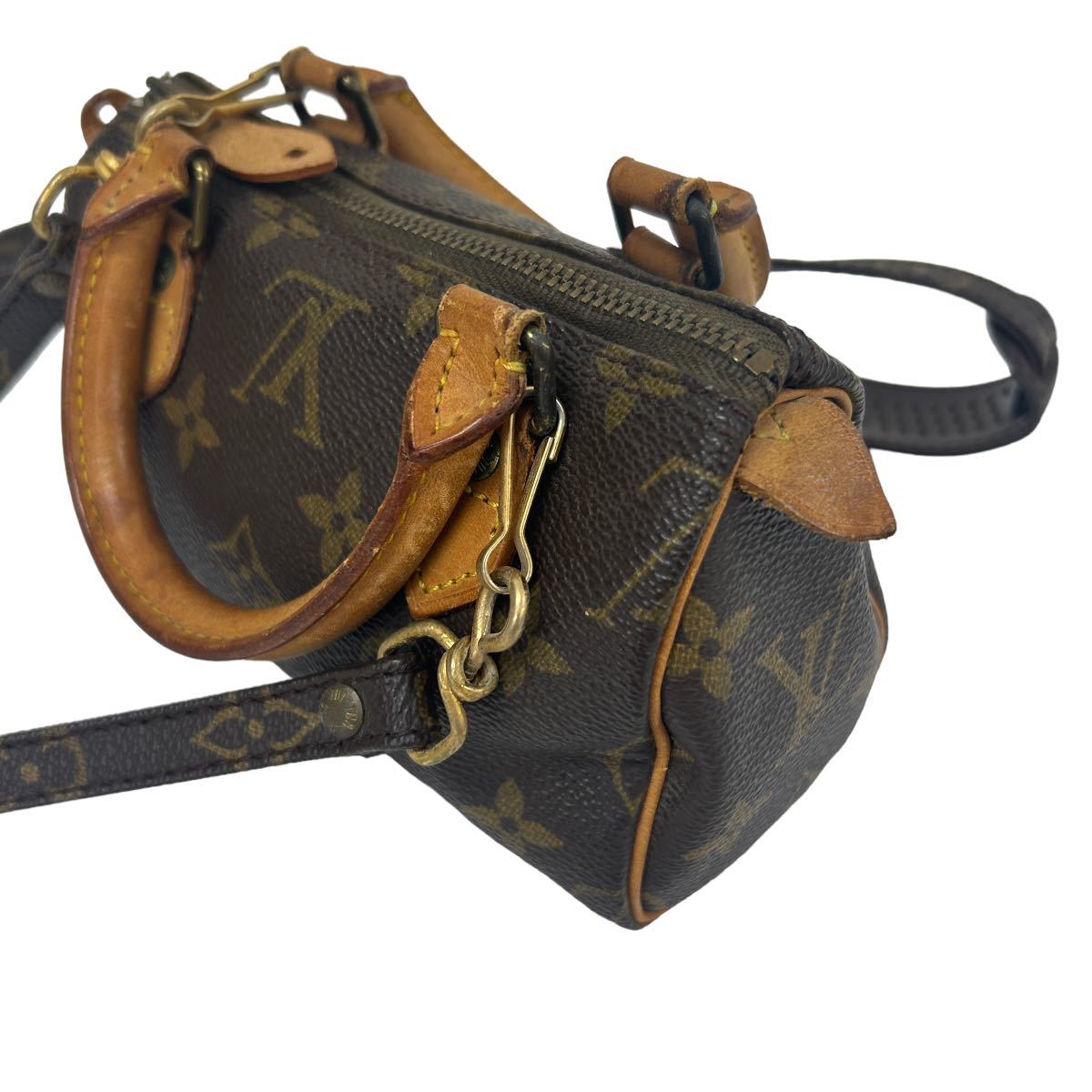 ルイヴィトン LOUIS VUITTON ミニスピーディ ポーチ ハンドバッグ 