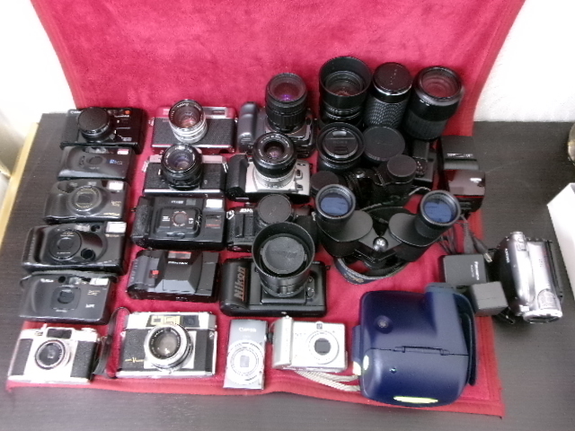 カメラ・レンズ他　おまとめ　SONY　CANON　NIKONなど　色々　動作未確認品　ジャンク