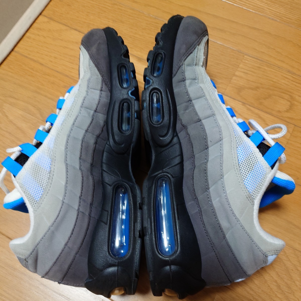 ナイキ NIKE AIR MAX95 エアマックス95 クリスタルブルー 左27.5cm 右 