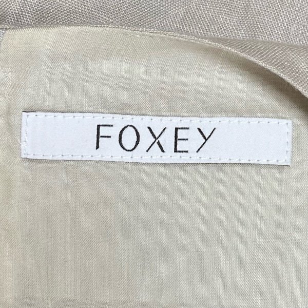 M サイズ38 FOXEY レディース - ライトグレー フォクシー 七分袖 FOXEY