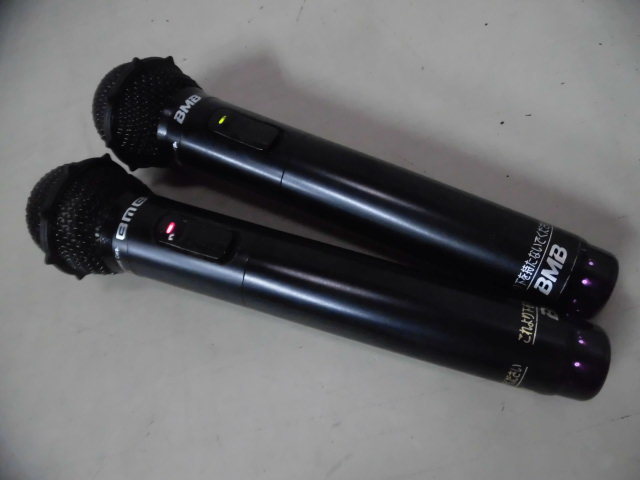 JOYSOUND ワイヤレスマイク 2本セット BMB 美品 WM-600 BMB ワイヤレスマイク 2026年最新Yahoo!オークション BMB