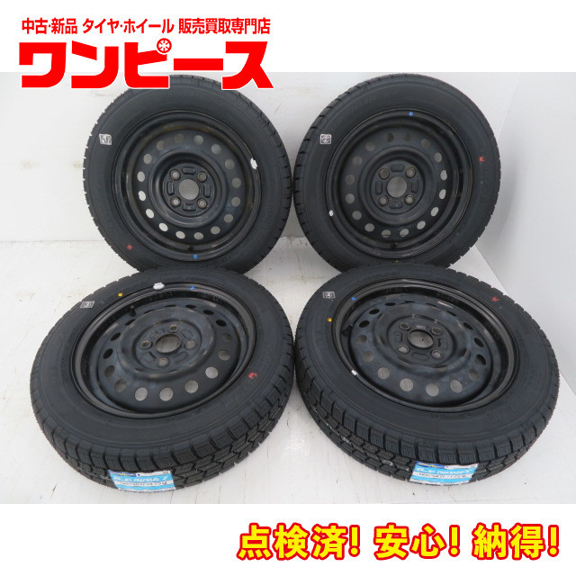 鉄チンホイール 14inch 5j × GOODYEAR 165/65R14 PCD100 4穴 ベクター