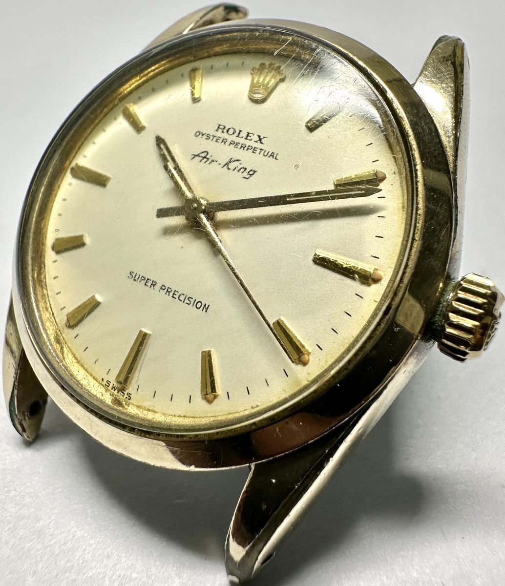 1円〜 Y 希少 ROLEX ロレックス エアキング 5516 ゴールドケース 