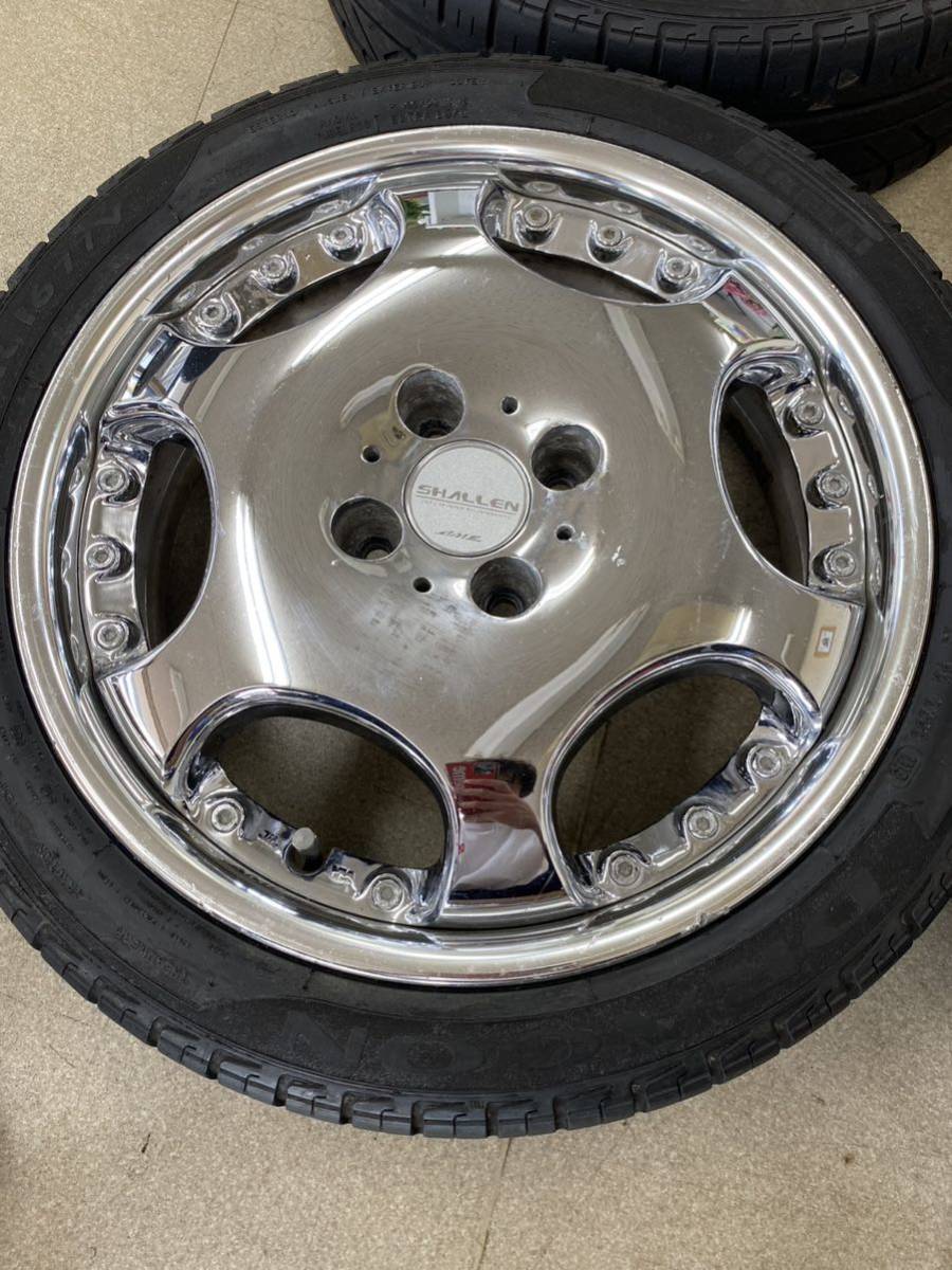 当時物 エンケイ AMEシャレン メッキ 165/50R16 軽自動車 16インチ