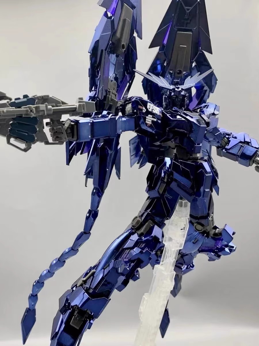 DABAN MODEL】1/100 MG ユニコーンガンダムフェネクス 青紫メッキVer