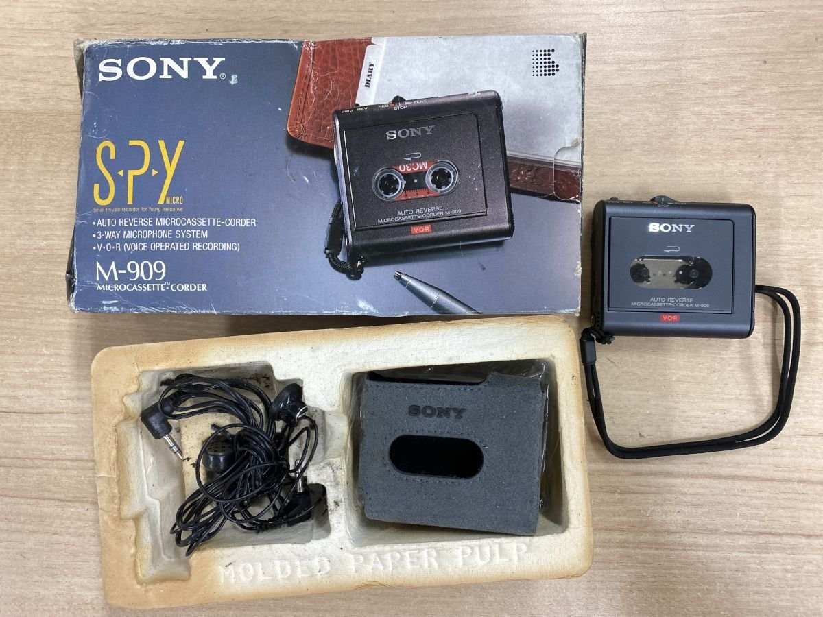 SONY マイクロカセットレコーダー M-909 M-909 SONY ソニー Smallest