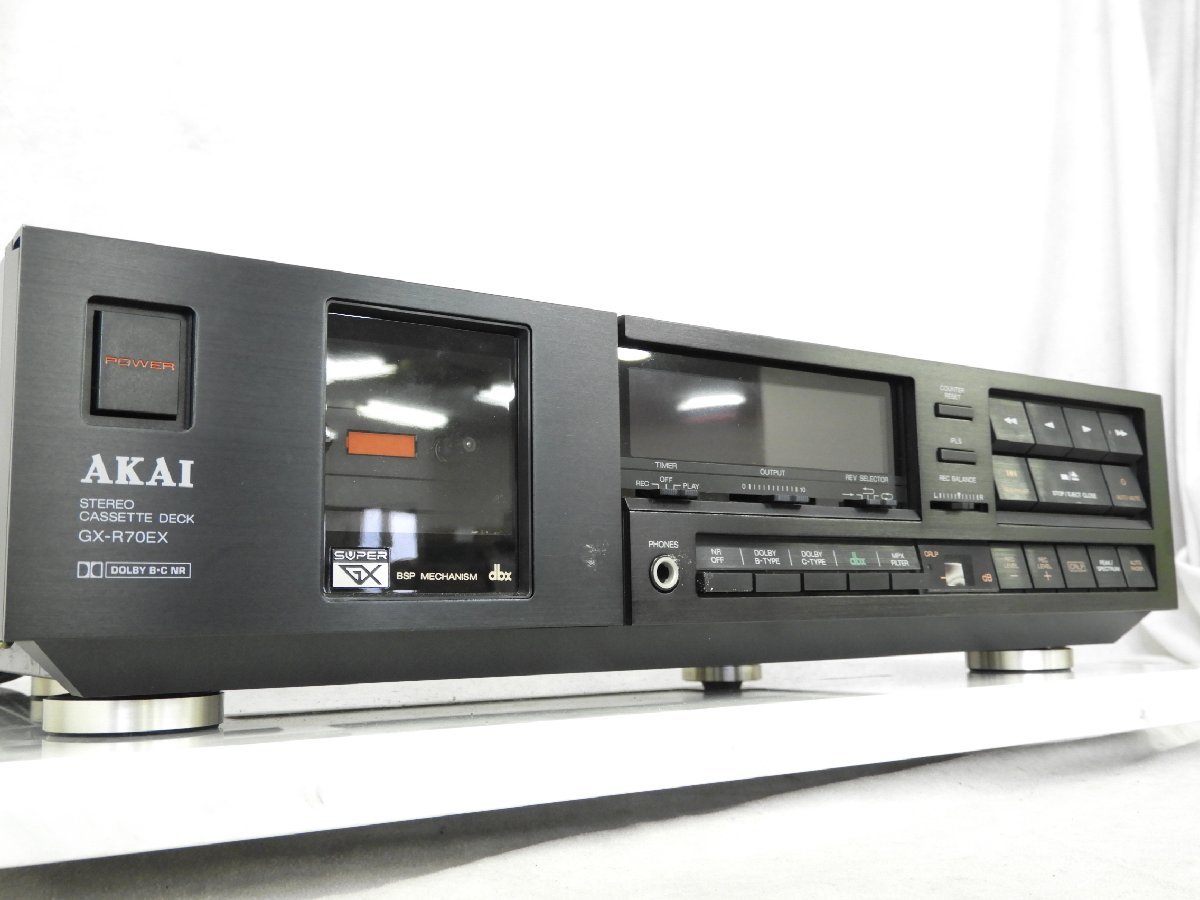 GX-R70EX AKAI アカイ 美品・動作確認 ステレオ事業部 ジャンク品