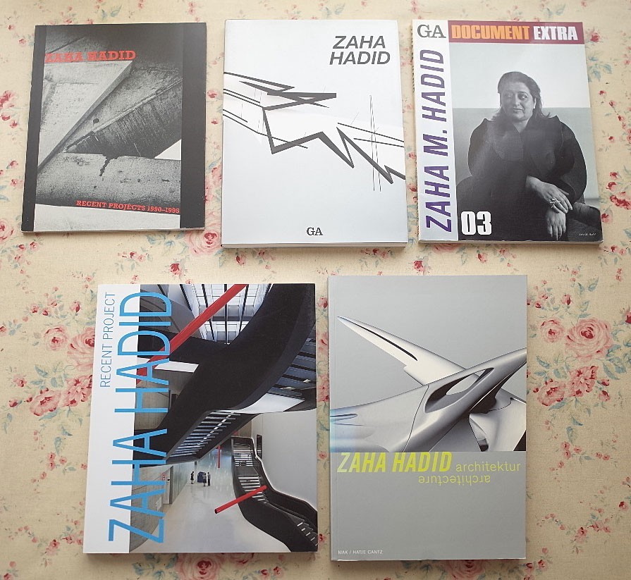 99776/建築 ザハ ハディド 5冊セット ZAHA HADID GA ドキュメントエクストラ ザハ ハディド展 オフィシャルブック 最新プロジェクト 作品集