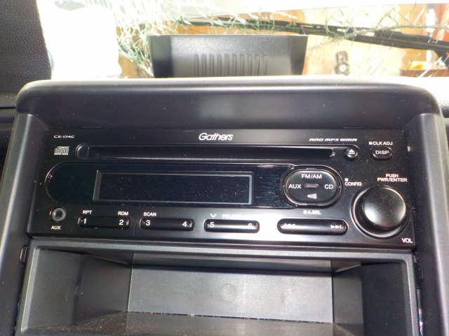 230502 ホンダ N-VAN 5BD-JJ1 カーオーディオ AM FM CD Gathers CX-174C