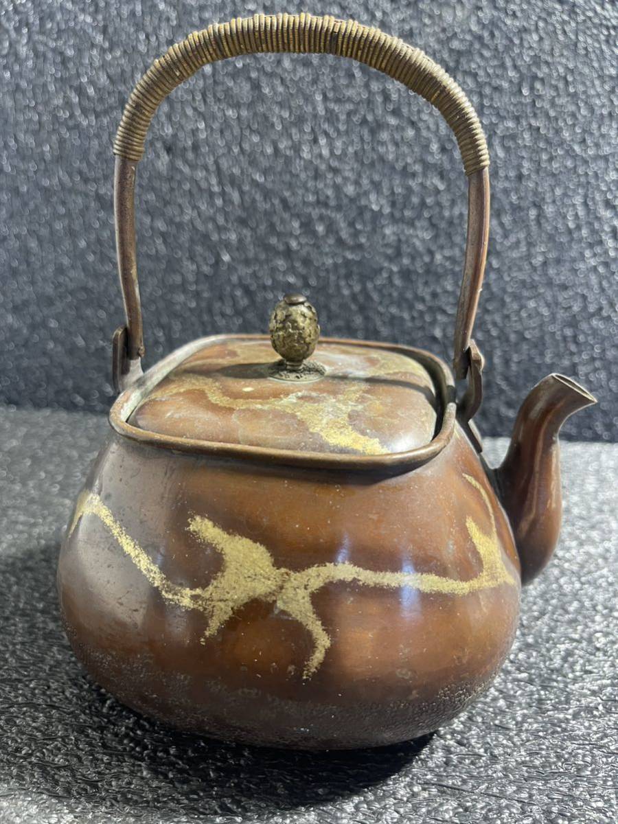 店長一押し ◇鶴鳴堂◇江戸～明治時代物 和彫 茶匙 茶道具 極細工 古