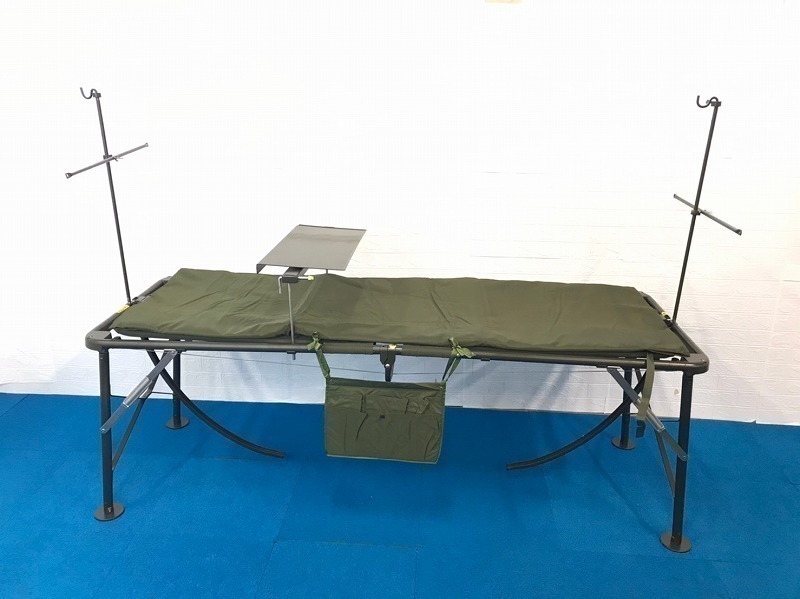 【米軍放出品】☆未使用品 折り畳みベッド 簡易 コット 米軍実物 デッドストック アメリカ製 キャンプ アウトドア サバゲー (200)☆CG20J