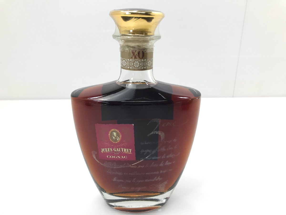 【TAG・未開栓】☆JULES GAUTRET シュール・ゴートレ XO コニャック 700ml 40度 箱なし☆214-230721-SS-02-TAG