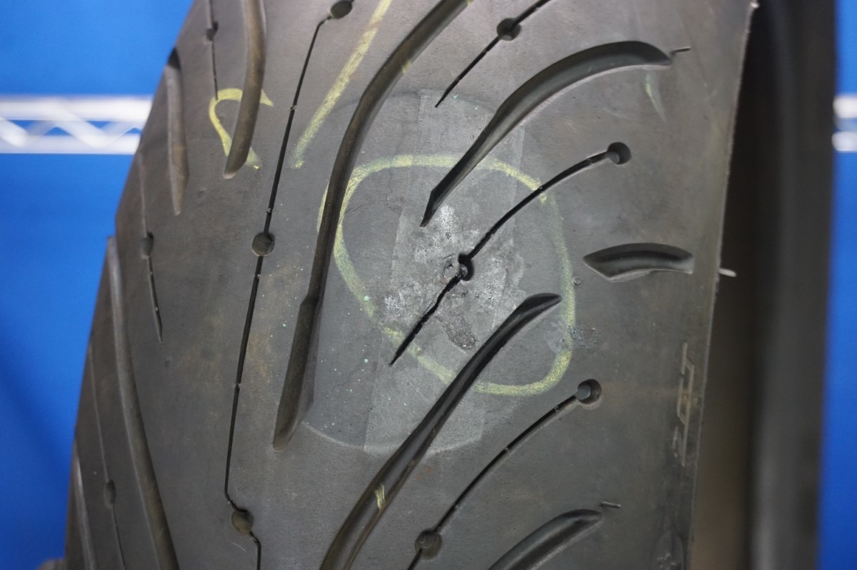 パイロットパワー3 2CT○120/70ZR17○手渡し可！○MT-07 FZ-1 NC700X