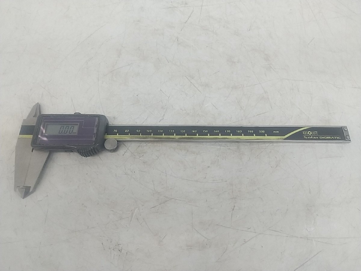 【中古品】★Mitutoyo(ミツトヨ) デジタルノギス【太陽電池式】 (CD-S20CT) 500-455　IT60RUB51WGI