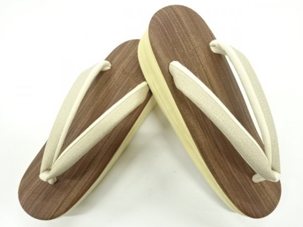 020991# 【1円～】和装小物新品　菱屋謹製 CALEN BLOSSO CAFE ZORI（Lサイズ）