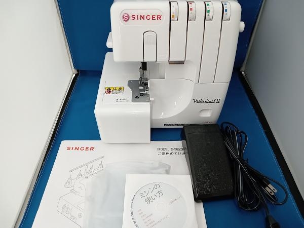 ジャンク SINGER 　S-900DF　プロフェッショナル　ロックミシン　通電確認済
