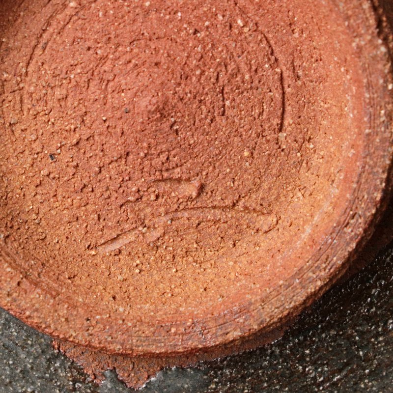 古美味】中里重利 絵唐津火入 茶道具 保証品 L0aA 茶道具 工芸品 絵