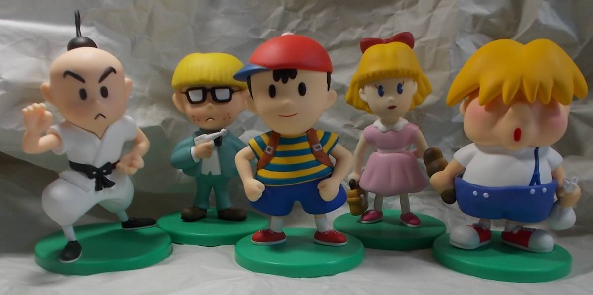 MOTHER2 ギーグの逆襲フィギュアコレクション】x5/ネス.ポーラ.ジェフ 