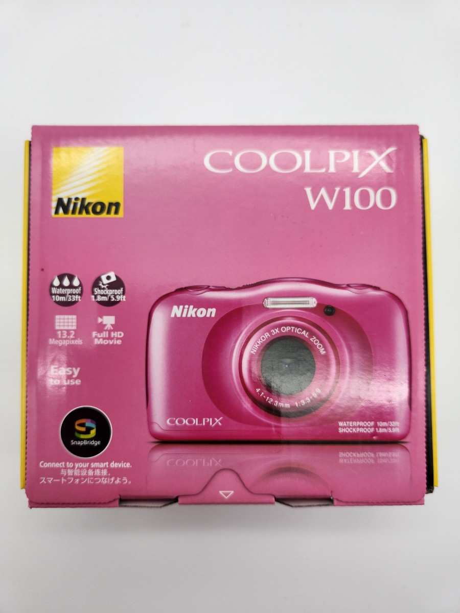 Nikon COOLPIX W100 ピンクSDカード付き