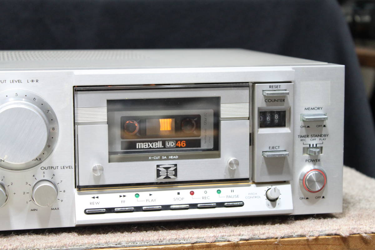 □美品 Victor KD-A6 世界初メタル対応カセットデッキ ビクター KD-A6