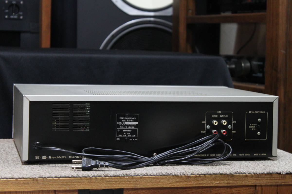 □美品 Victor KD-A6 世界初メタル対応カセットデッキ ビクター KD-A6