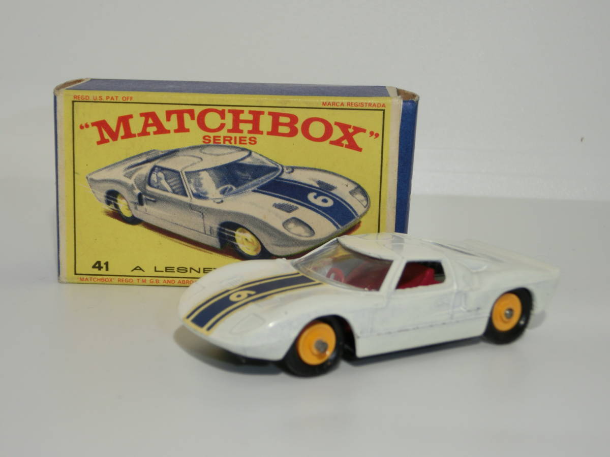 イギリス製マッチボックス №41 FORD G.T.RACING CAR
