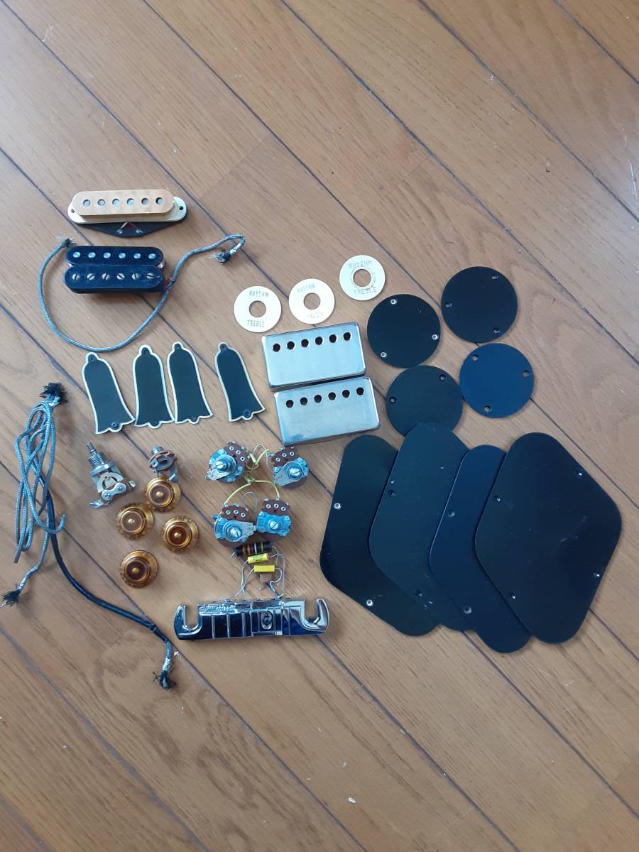 レスポール パーツ セット ピックアップ ジャンク burny greco tokai