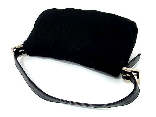 FENDI マンマバケット トートバッグ コットン ジャージ レザー