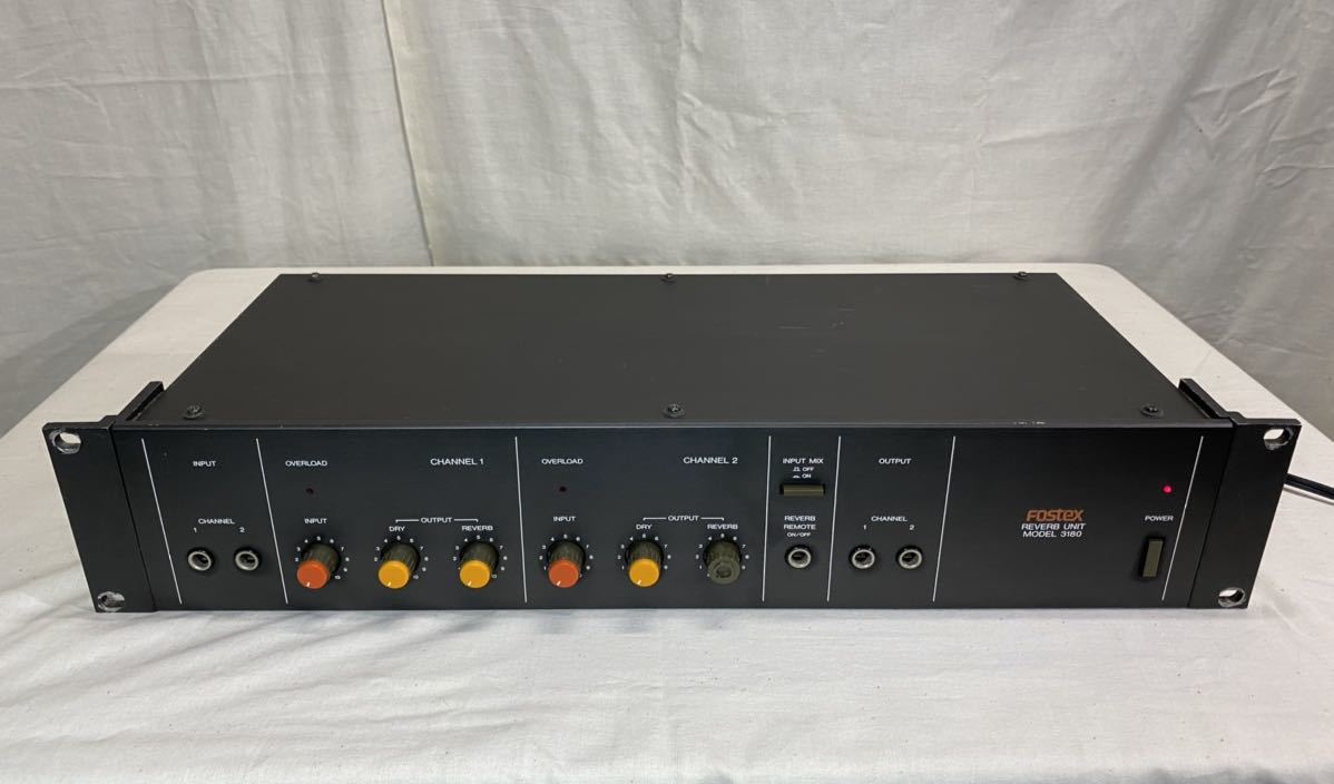 FOSTEX スプリングリバーブ model3180 動作問題なし　アナログ