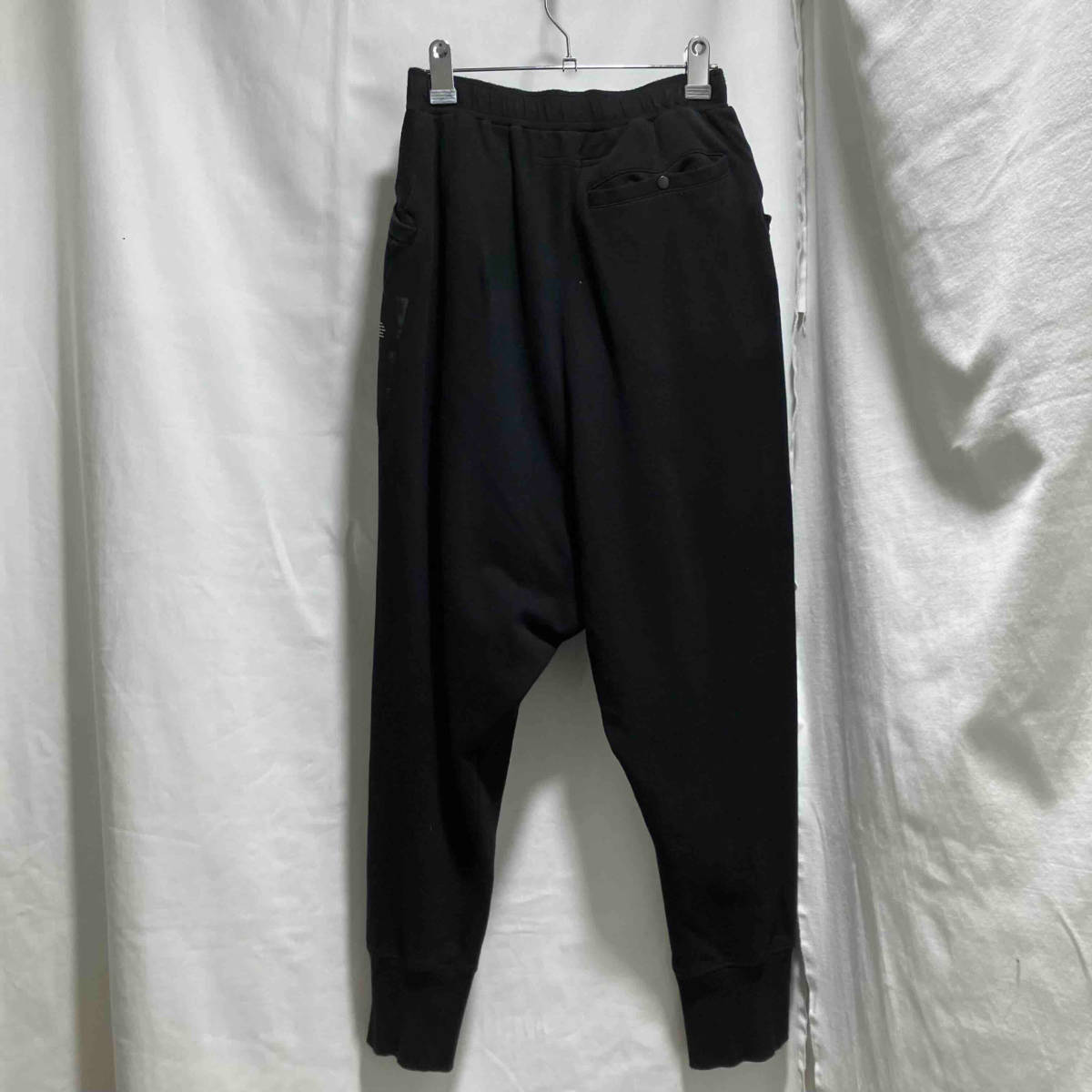 JULIUS サルエルスウェットパンツ ロングパンツ 2 ブラック 747PAM13 