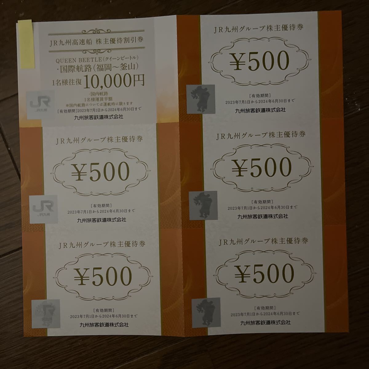 株主優待 JR九州優待券 JR九州 鉄道株主優待券 JR九州グループ 九州