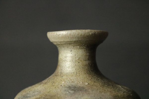 木村陶峰 備前焼 酒器 徳利◇陶印/在印/陶器/陶芸/伝統工芸/民藝/酒瓶