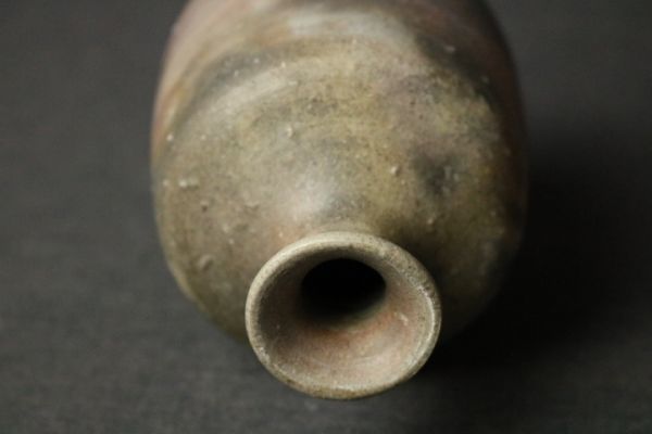 木村陶峰 備前焼 酒器 徳利◇陶印/在印/陶器/陶芸/伝統工芸/民藝/酒瓶