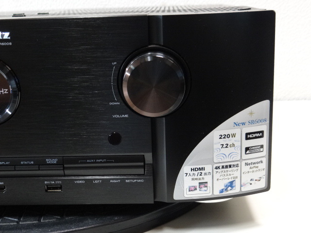 T11911 Marantz SR6008 7.1ch ネットワークAVレシーバー マランツ 通電