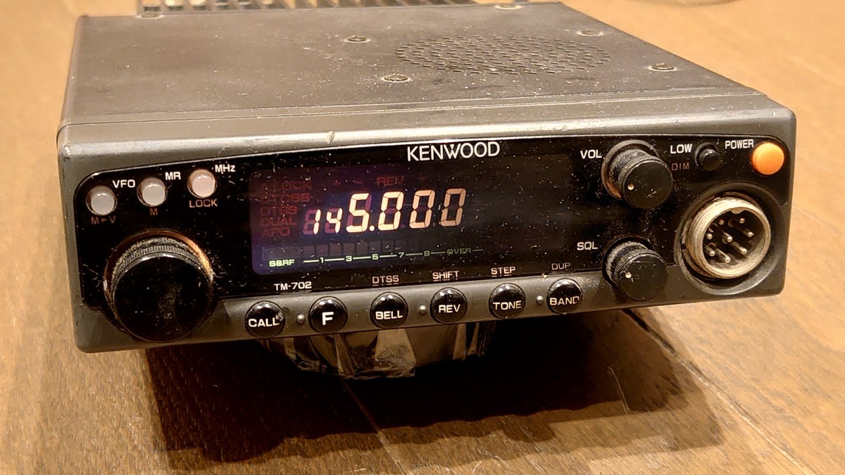ケンウッド KENWOOD TM-702D 144/430MHz マイク＋電源コード