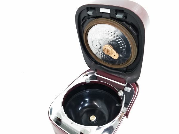 △TOSHIBA 東芝 真空圧力IH保温釜 かまど炊き RC-10VXG 5.5合炊き 本丸
