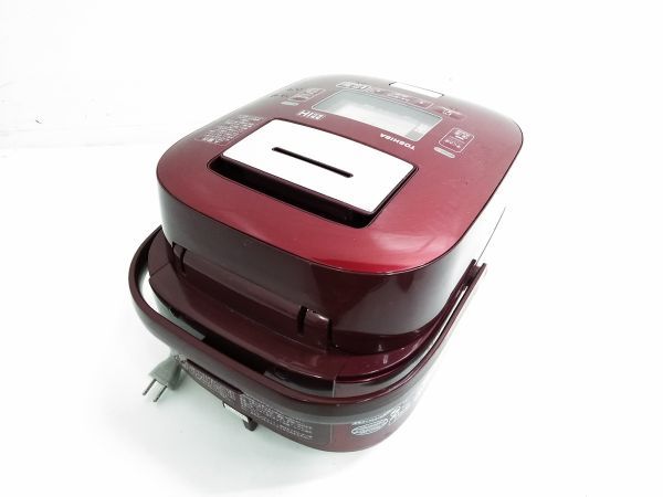△TOSHIBA 東芝 真空圧力IH保温釜 かまど炊き RC-10VXG 5.5合炊き 本丸