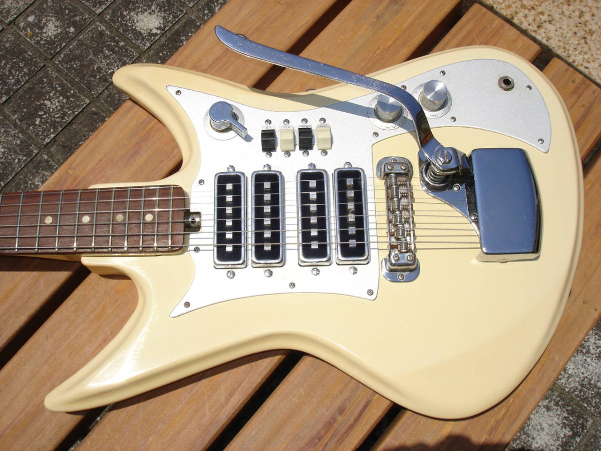 1960年代製 当時物 TEISCO K-4L テスコ ビザールギター ジャンクの入札  