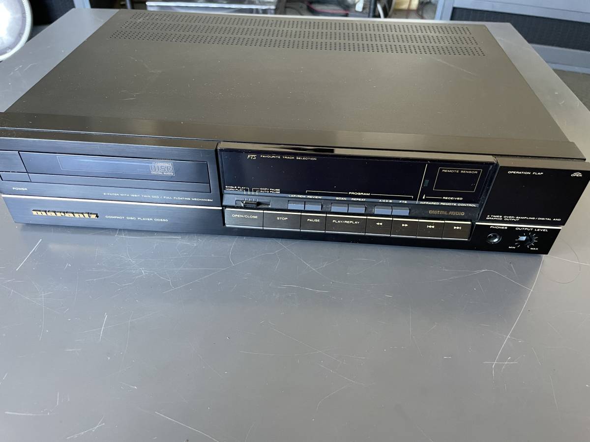 MARANTZ CD650ジャンクで再生しない　電源ONでトレイは出し入れできます。