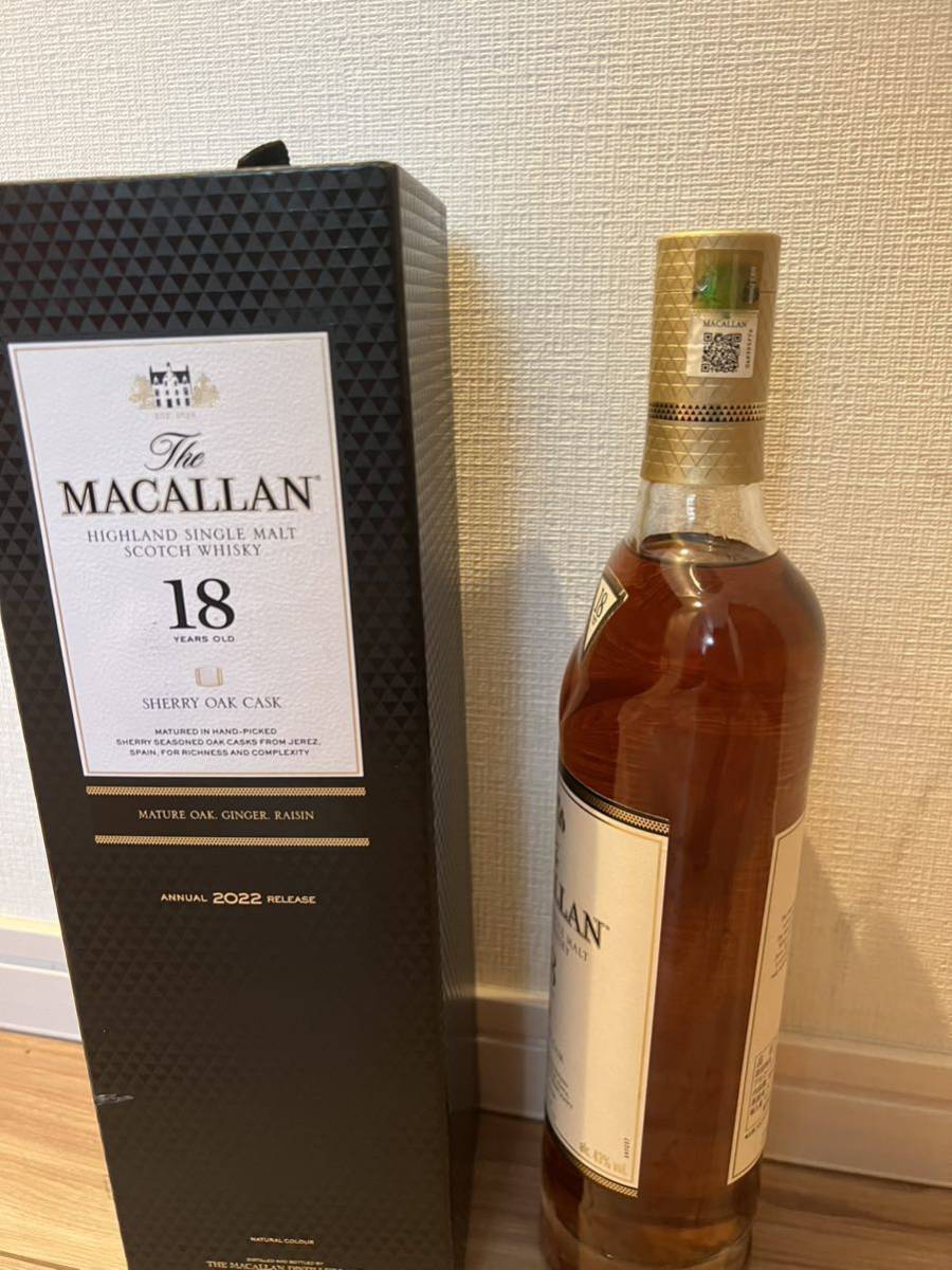 MACALLAN マッカラン18年 マッカラン 箱付き スコッチウイスキー