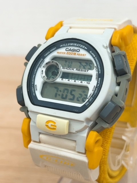 ビンテージG-SHOCK G-LIDE ホワイト/イエロー 渋かっ デジタル腕時計