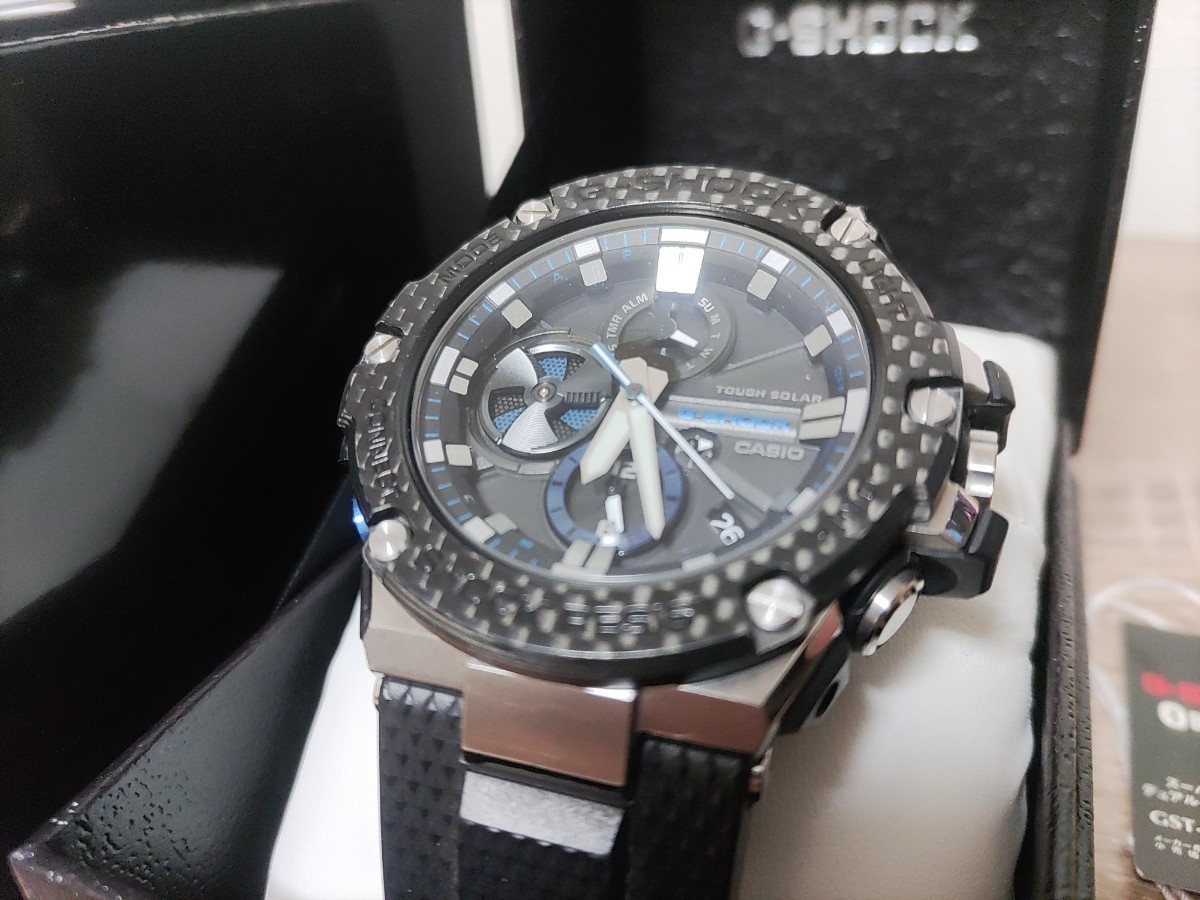 極美品CASIO G-SHOCK GST-B200 Bluetooth搭載 タフソーラー G
