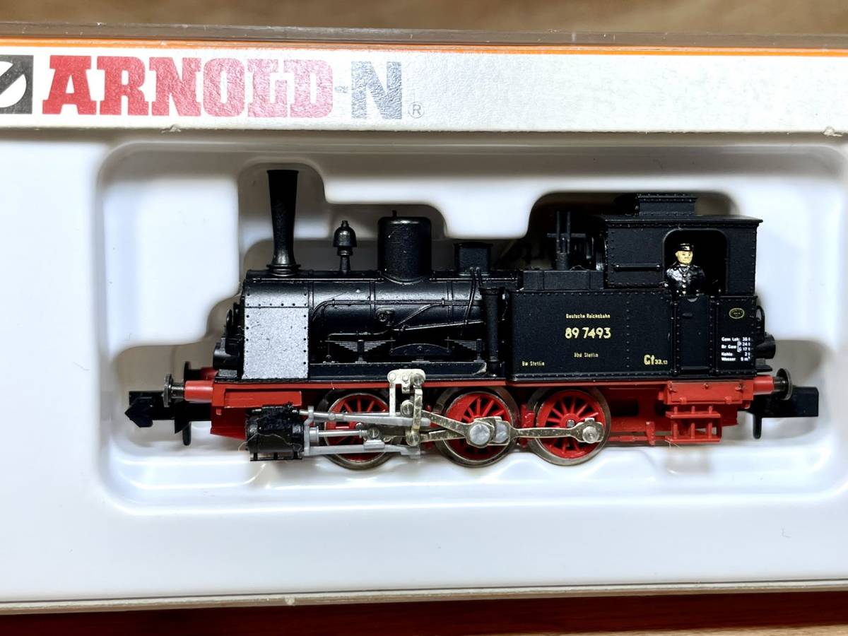さんと様購入ページ ARNOLD Nゲージ 2220 DRG ドイツ帝国鉄道 BR 89.7493 蒸気機関車 EP.II