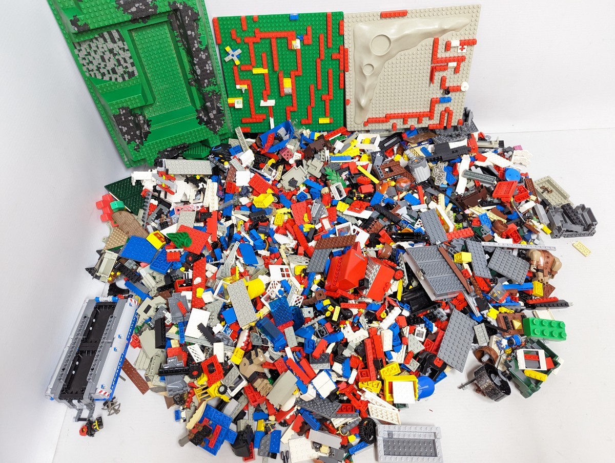 □大量まとめ 約10kg LEGO レゴ 基盤 パーツ 人形 乗り物 など 